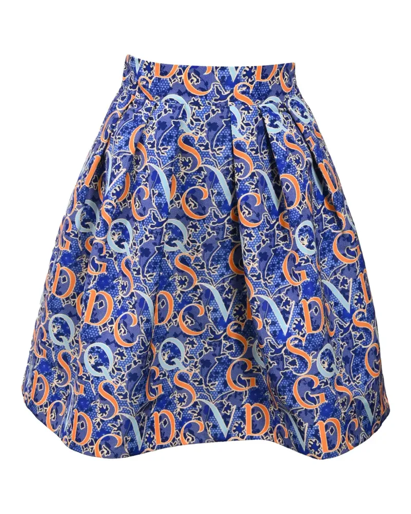 Mary Katrantzou printed flared skirt - Blau Blau