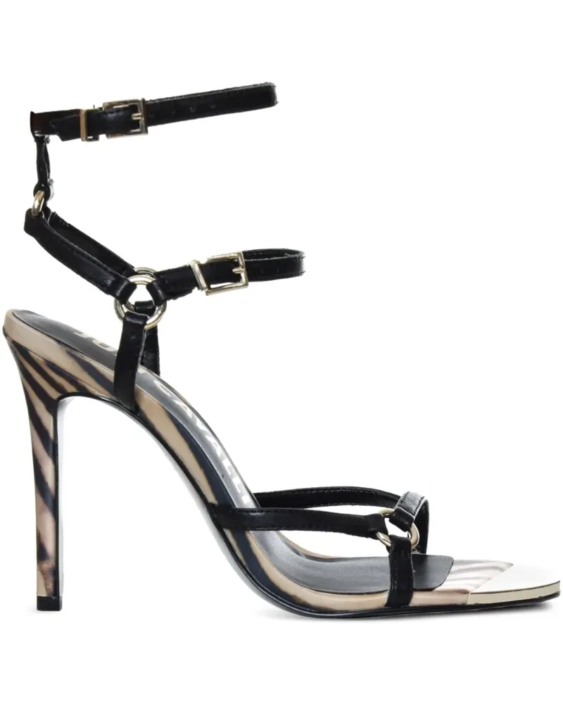 Just Cavalli Sandalen mit Animal-Print - Schwarz Schwarz