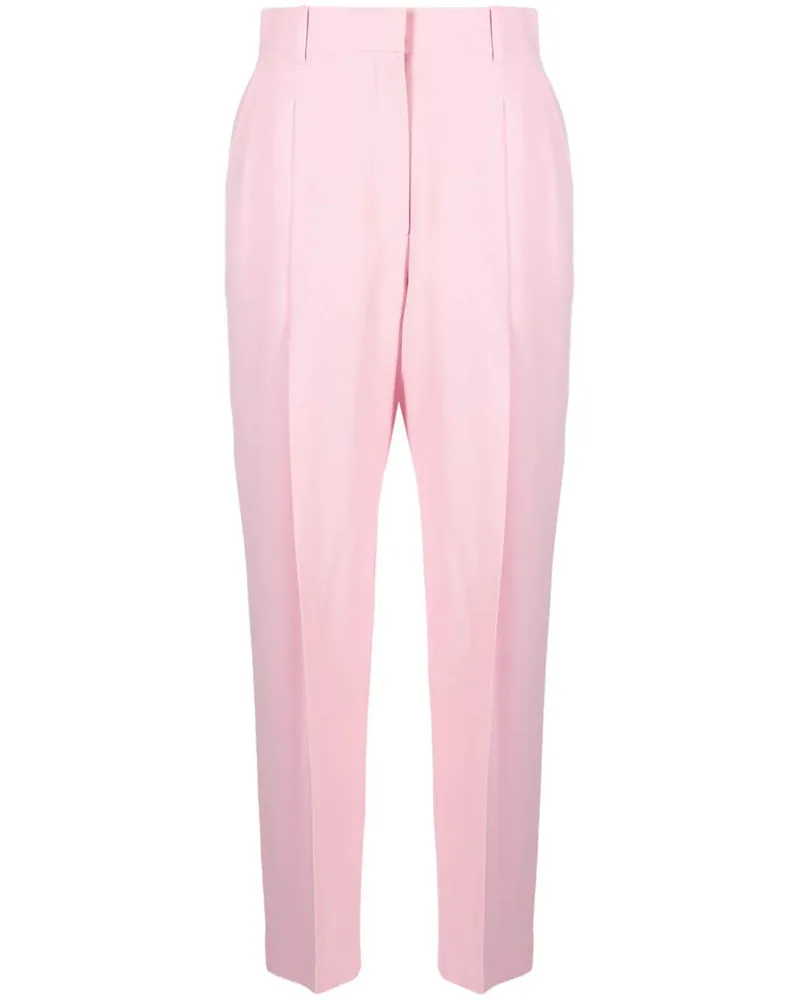 Alexander McQueen Plissierte Taillenhose - Rosa Rosa