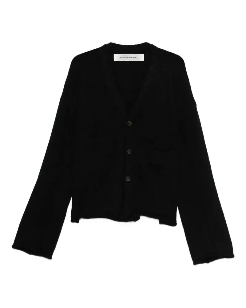 individual sentiments Cardigan mit V-Ausschnitt - Schwarz Schwarz