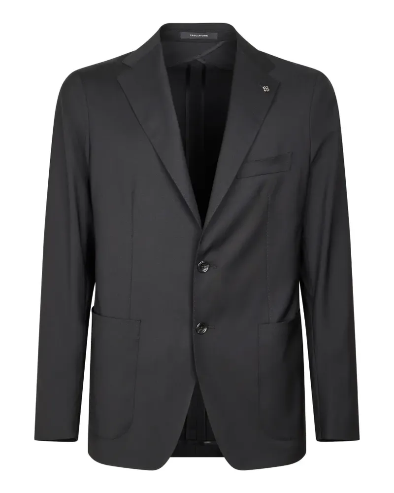 Tagliatore button virgin wool jacket - Grau Grau