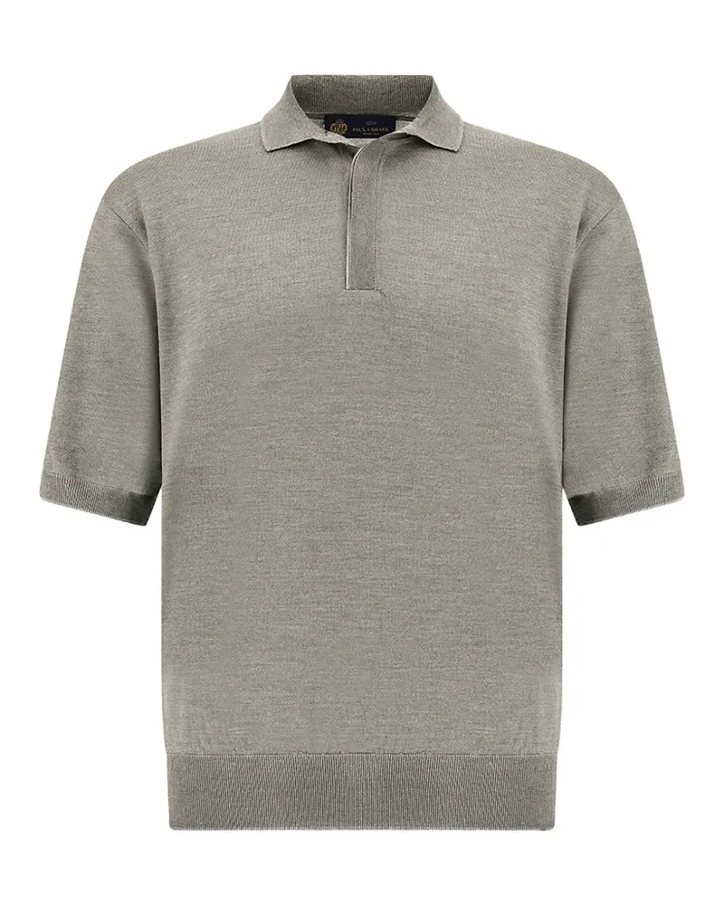 Paul & Shark Poloshirt mit kurzen Ärmeln - Grau Grau