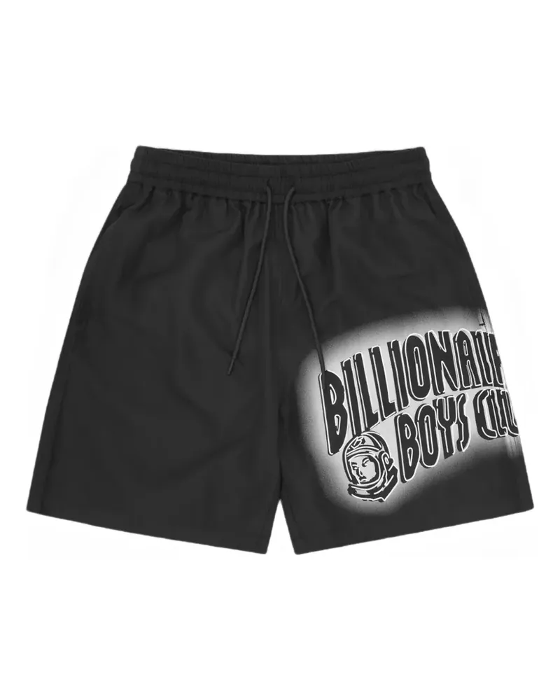 Billionaire Boys Club logo-print drawstring swim shorts - Schwarz Schwarz