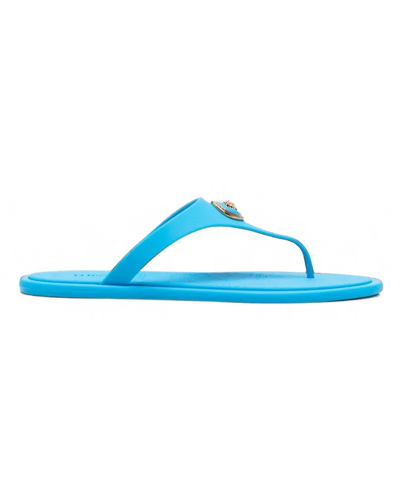 Versace Sandalen mit Medusa-Schild - Blau Blau