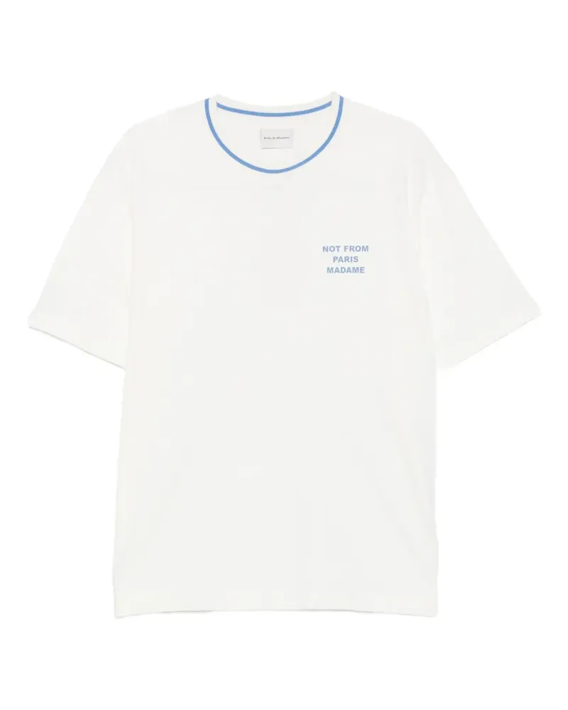 Drôle de Monsieur cotton T-shirt - Weiß Weiß