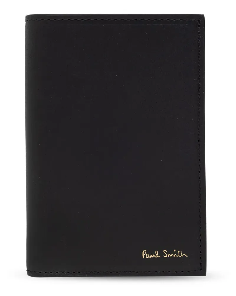 Paul Smith Signature Stripe Portemonnaie - Schwarz Schwarz