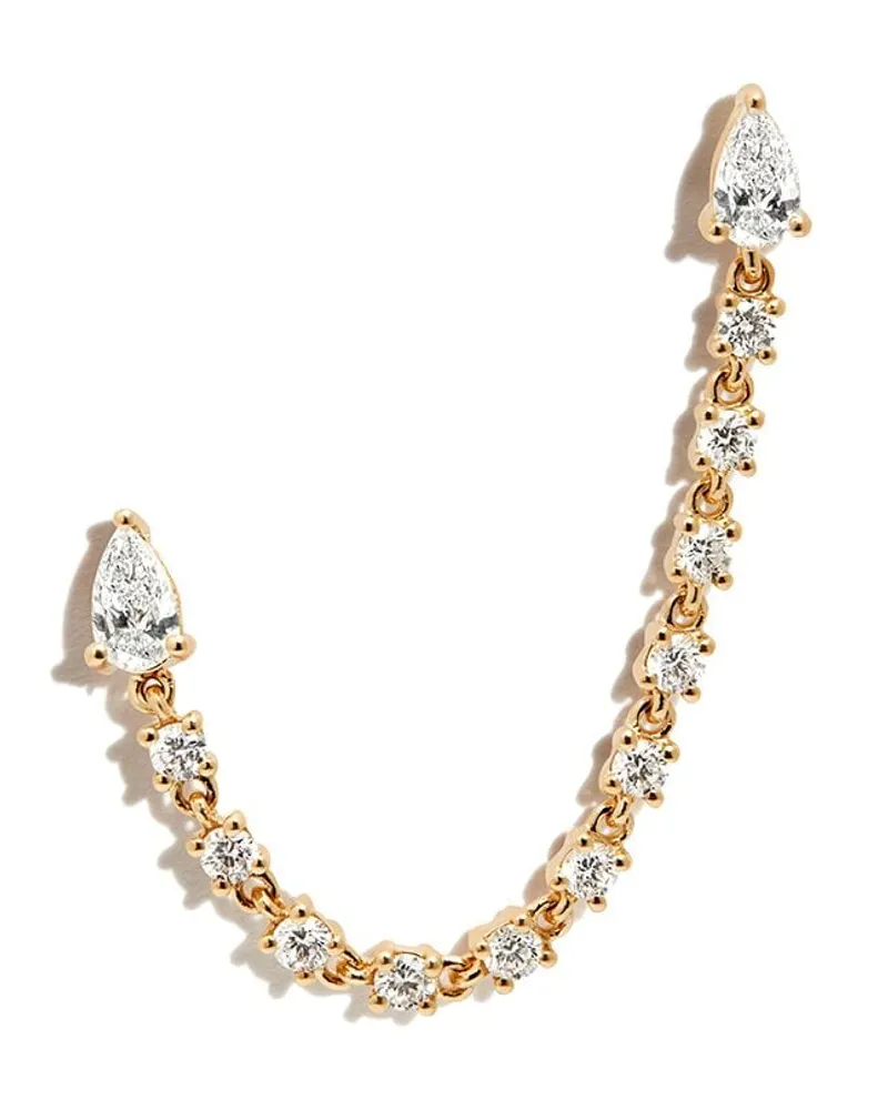 ANITA KO 18kt Gelbgoldohrring mit Diamanten Gold