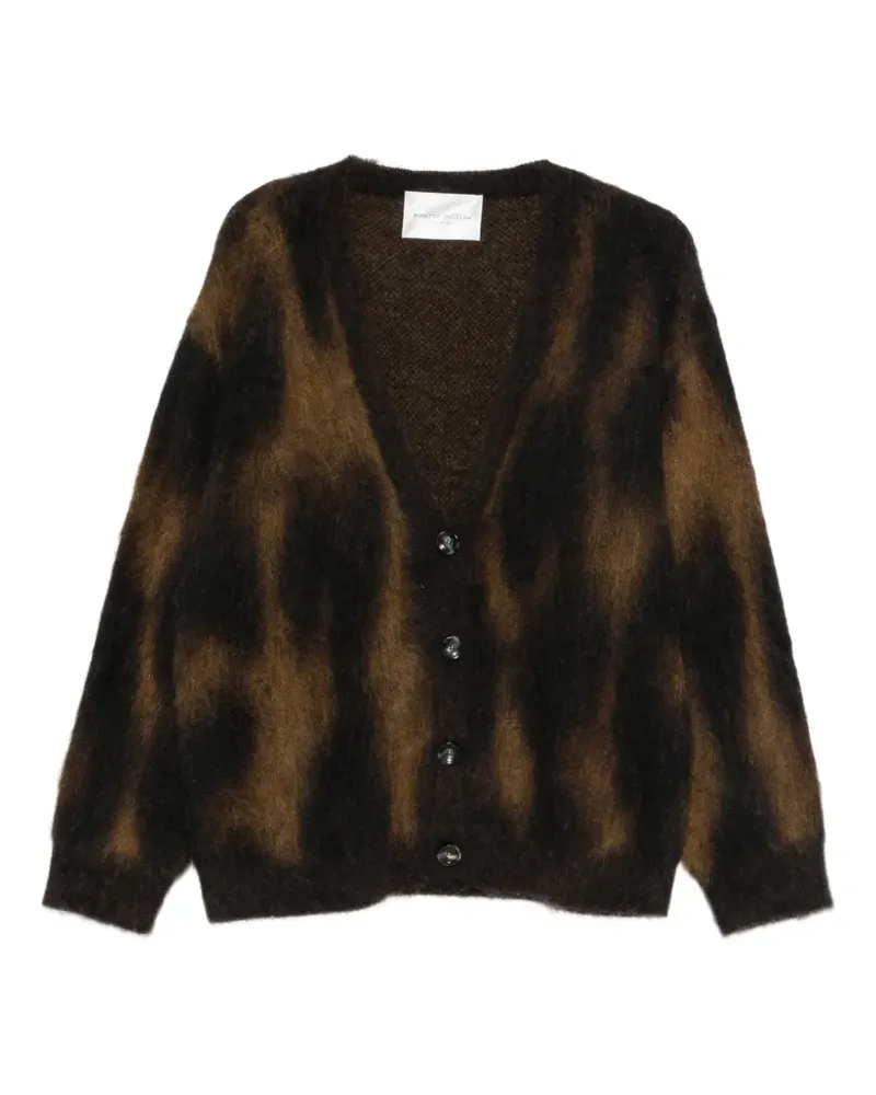 Roberto Collina V-neck cardigan - Braun Braun