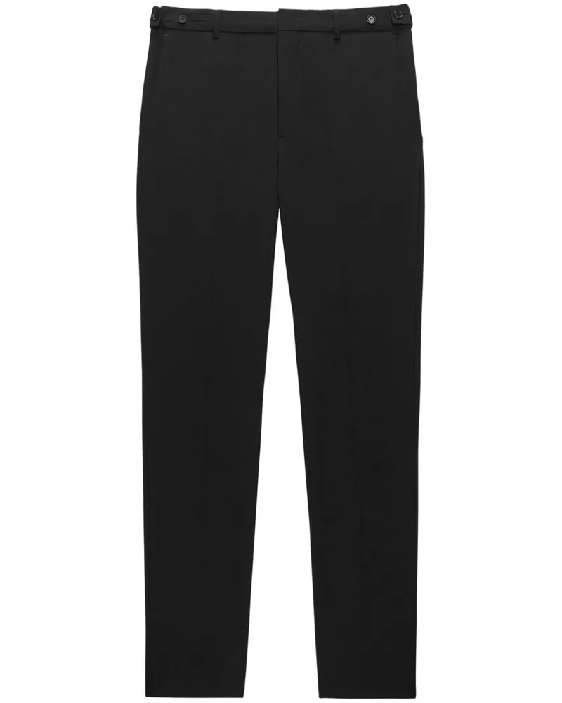 MSGM Klassische Tapered-Hose Schwarz