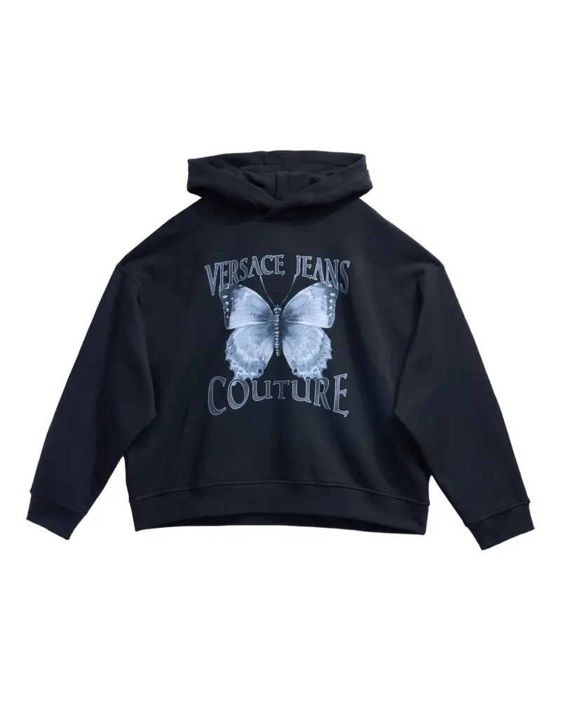 Versace Jeans Hoodie mit Cabinet de Curiosité-Print - Schwarz Schwarz