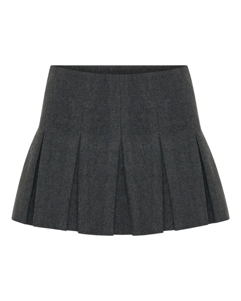 NICHOLAS Mimmy pleated mini skirt - Grau Grau