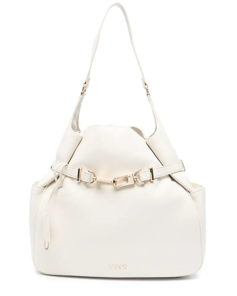 Liu Jo Schultertasche mit Logo - Weiß Weiß