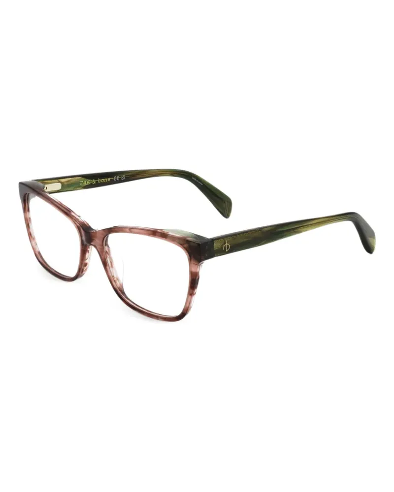 Rag & Bone Brille mit eckigem Gestell - Braun Braun