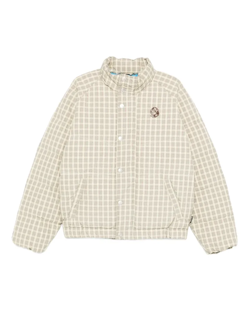 Billionaire Boys Club Karierte Jacke mit Stickerei - Nude Nude