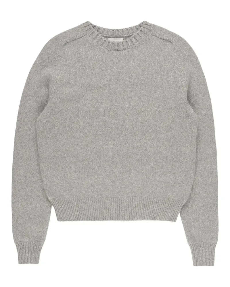 KHAITE Nera Kaschmirpullover mit Rundhalsausschnitt - Grau Grau