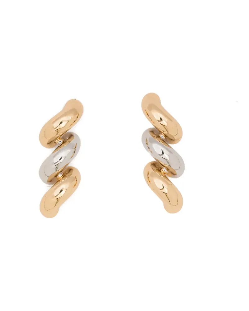 Eddie Borgo Hängeohrringe in Kordeloptik - Gold Gold