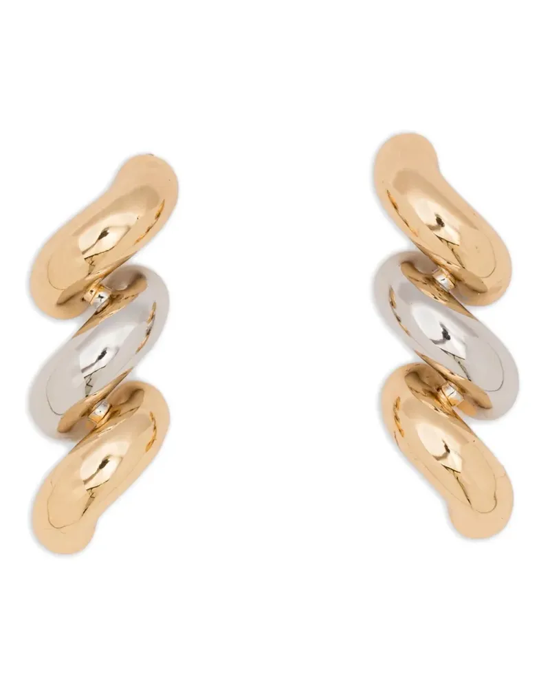 Eddie Borgo Hängeohrringe in Kordeloptik - Gold Gold