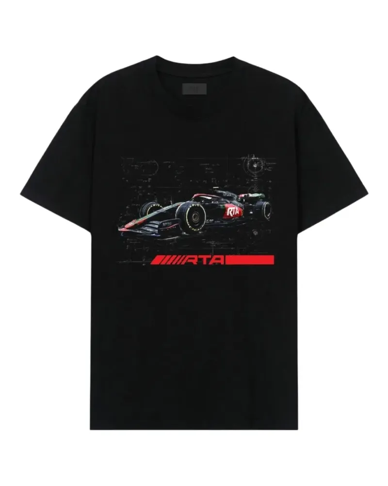 RTA Liam logo T-shirt - Schwarz Schwarz