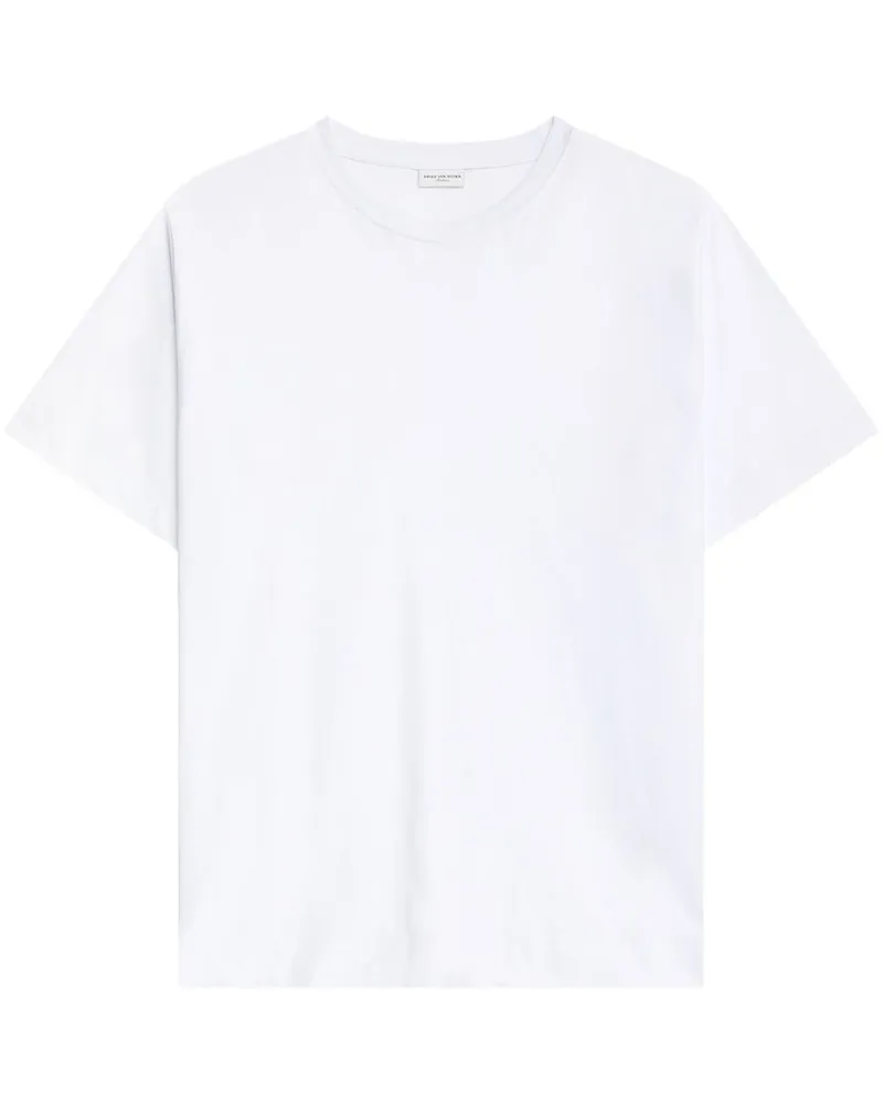 Dries van Noten Kastiges T-Shirt - Weiß Weiß