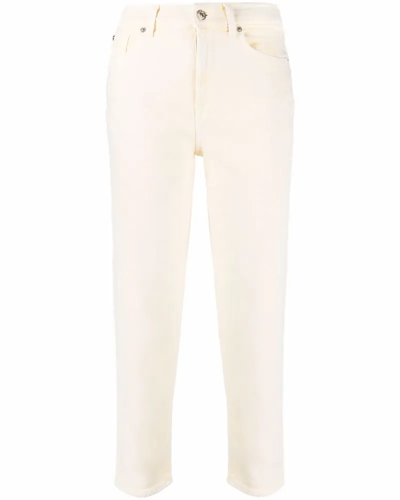 7 for all mankind Gerade Jeans mit hohem Bund - Gelb Gelb