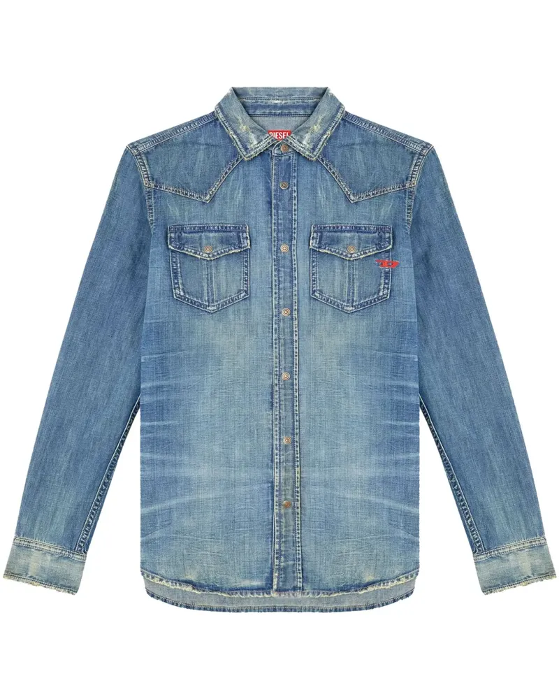 Diesel D-Vega Hemd - Blau Blau