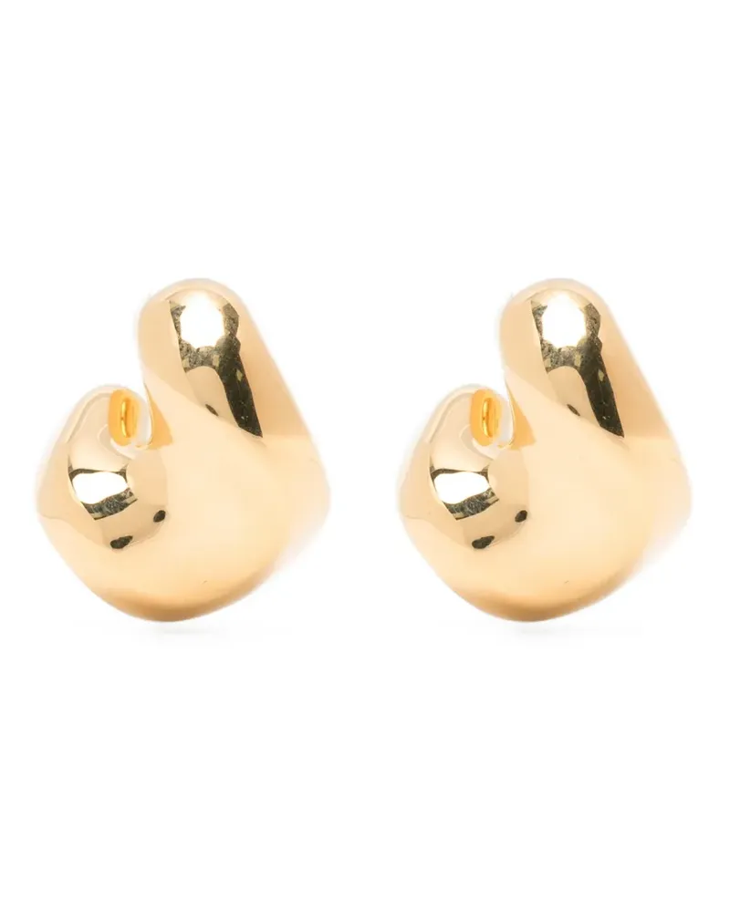 Maria Black Kleine Saddle Ohrringe - Gold Gold