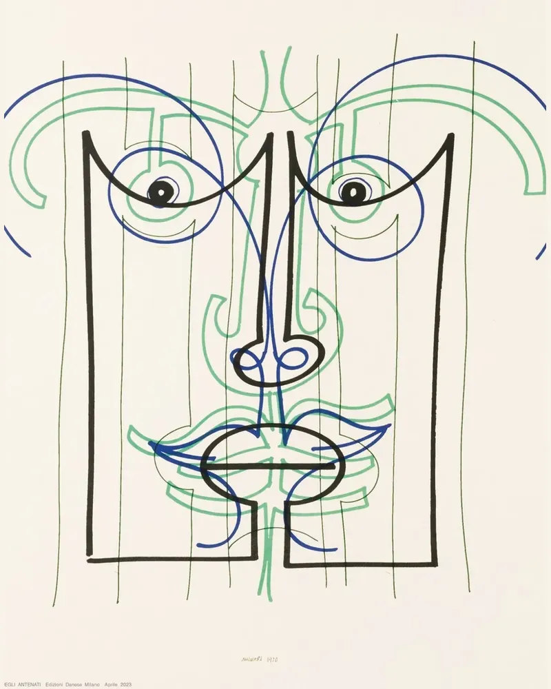 Danese Presenza Degli Antenati II Siebdruck-Artwork - Nude Nude