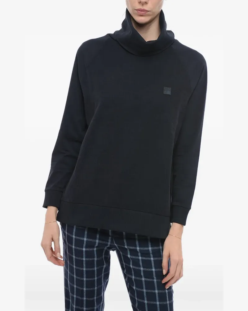 Woolrich Pullover mit Logo-Patch - Blau Blau