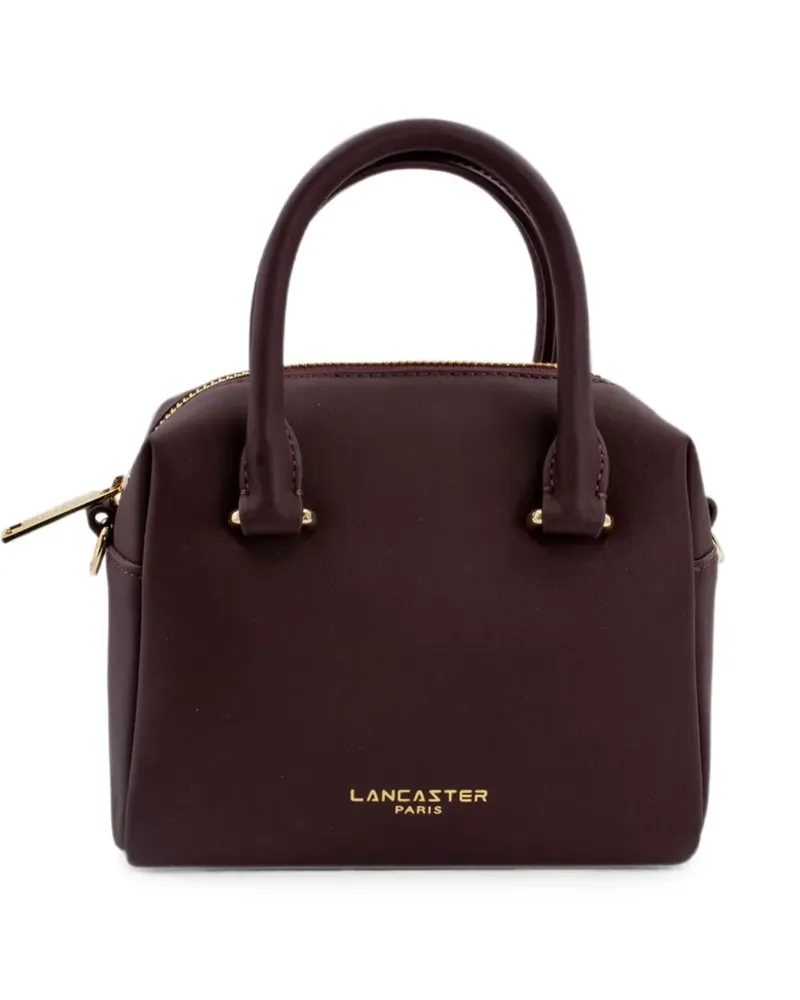 Lancaster Donna Cube logo-print shoulder bag - Rot Rot