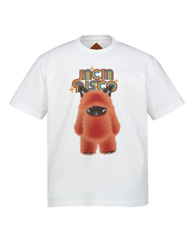 MCM Mars Dog Disco T-Shirt - Weiß Weiß