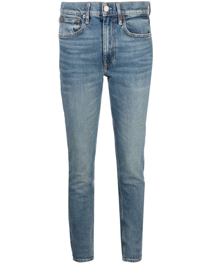 Ralph Lauren Skinny-Jeans mit Stone-Wash-Effekt - Blau Blau
