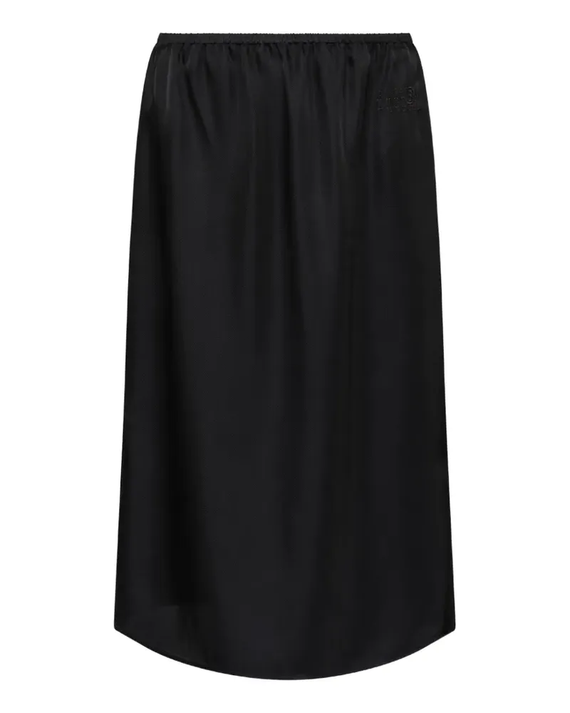 Maison Margiela Midirock mit Stretchbund - Schwarz Schwarz