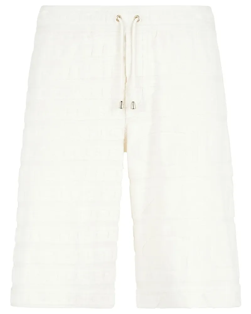 Giuseppe Zanotti Bermudas aus Frottee - Weiß Weiß