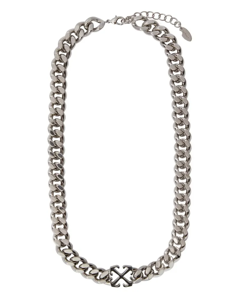 OFF-WHITE Halskette mit Arrows-Anhänger - Silber Silber