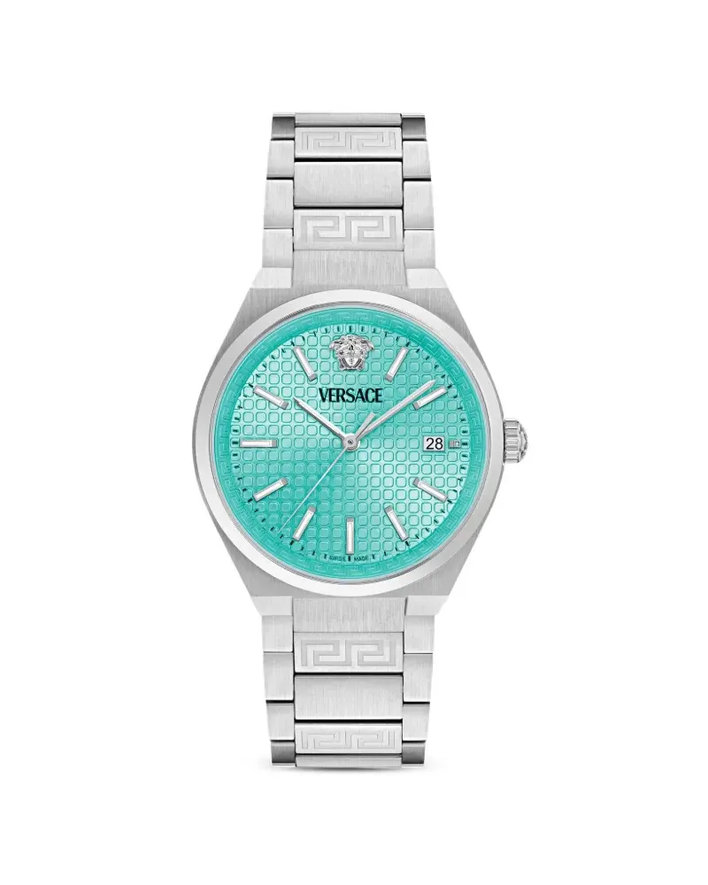 Versace V-Auria 39mm - Silber Silber