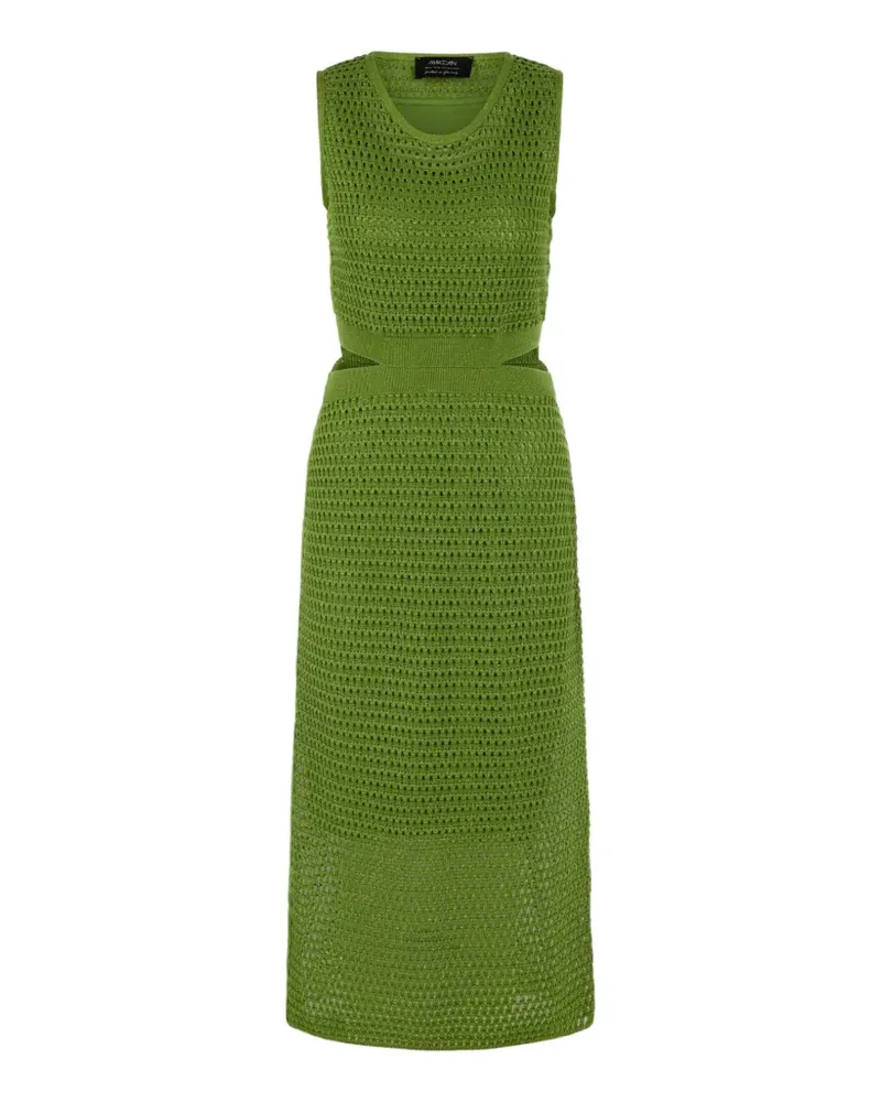 Marc Cain Rethink Together openwork midi dress - Grün Grün