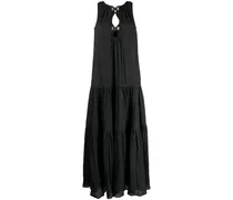 Maxikleid mit Cut-Outs - Schwarz