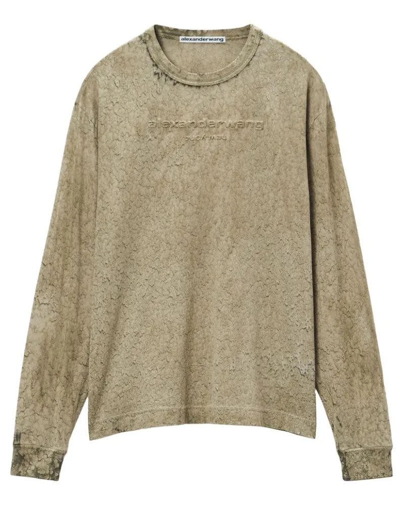 Alexander Wang T-Shirt mit Batikmuster - Nude Nude