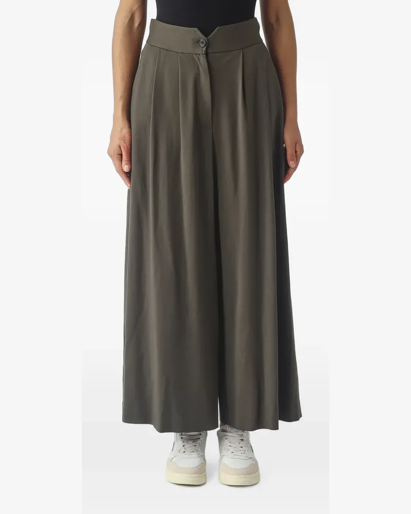 MEIMEIJ pleated palazzo pants - Grau Grau