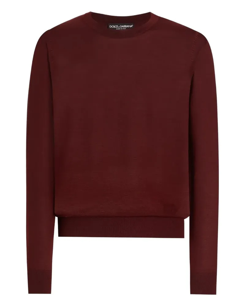 Dolce & Gabbana Pullover mit Rundhalsausschnitt - Rot Rot