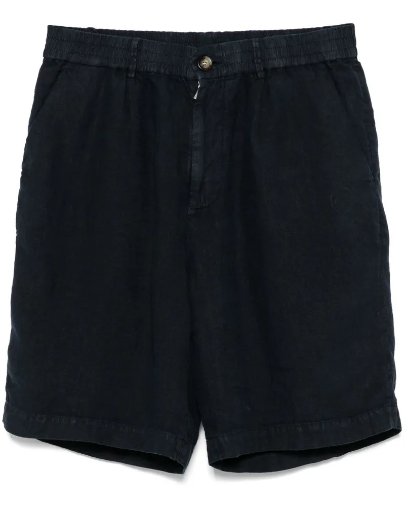 Brunello Cucinelli Bermudas aus Leinen - Blau Blau