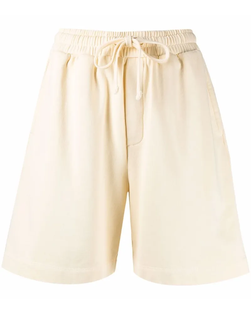 Nanushka Shorts mit Logo Nude