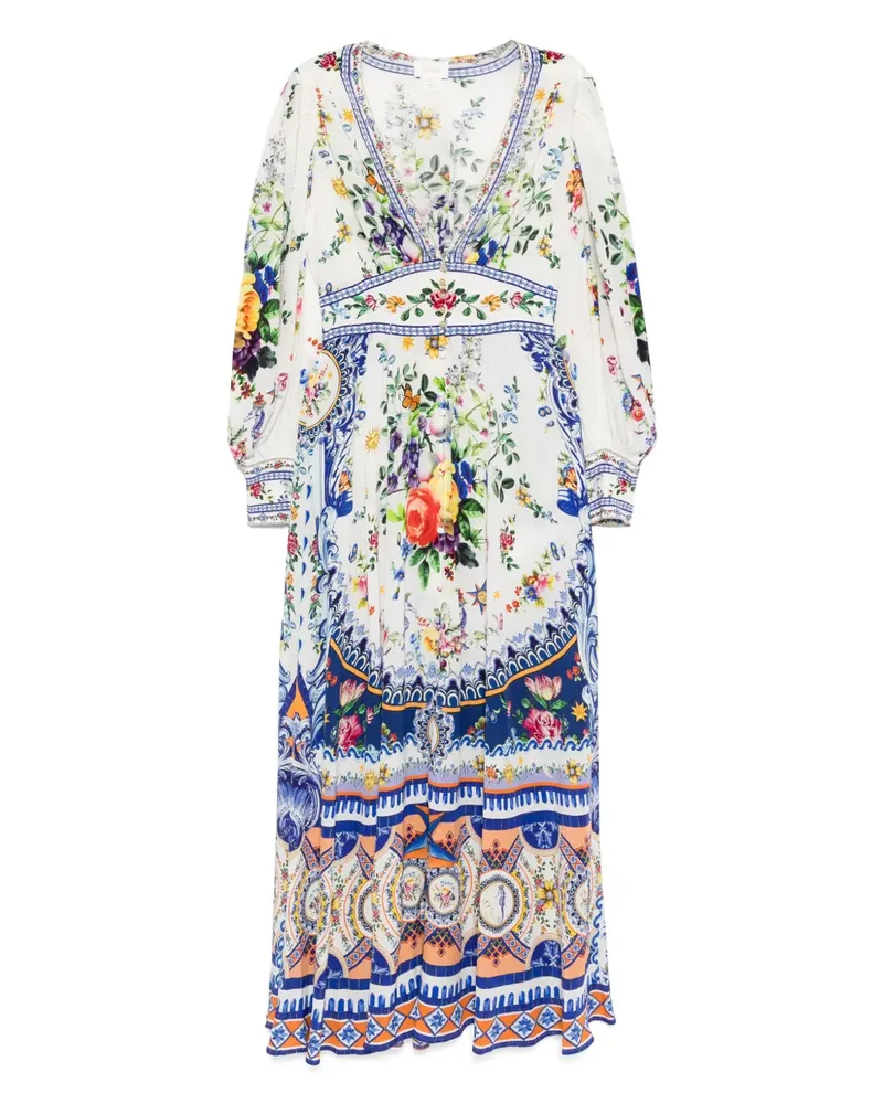 Camilla Tile Darls Kleid - Weiß Weiß