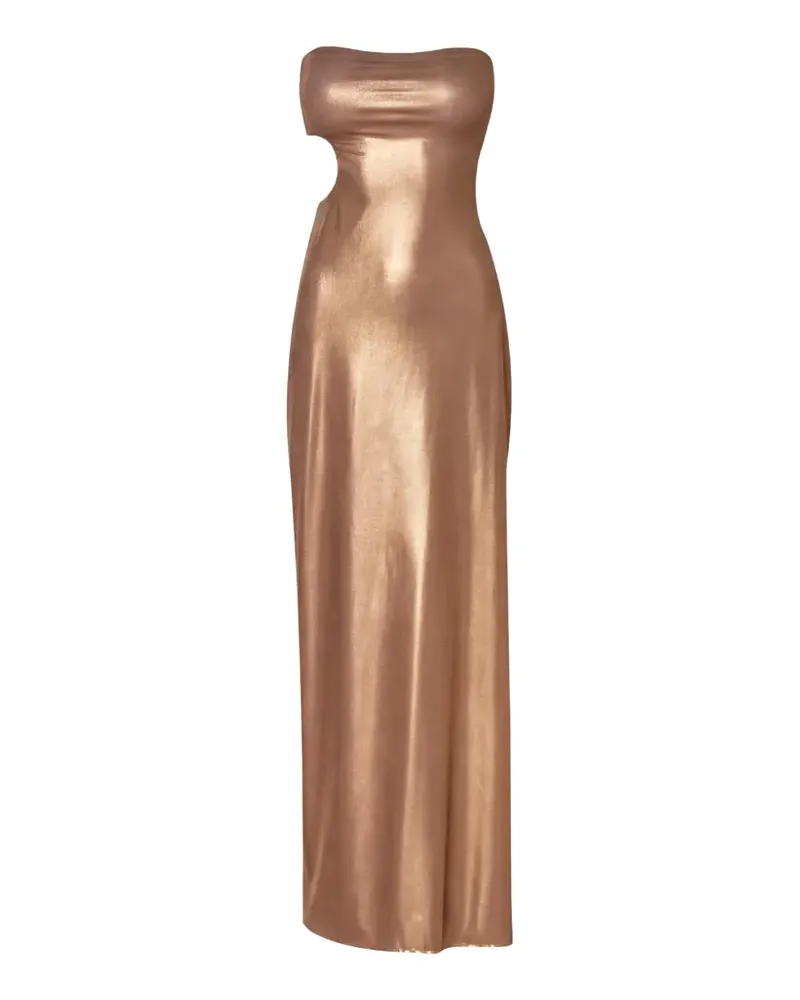 Baobab Collection Mambe Kleid mit Cut-Out - Braun Braun