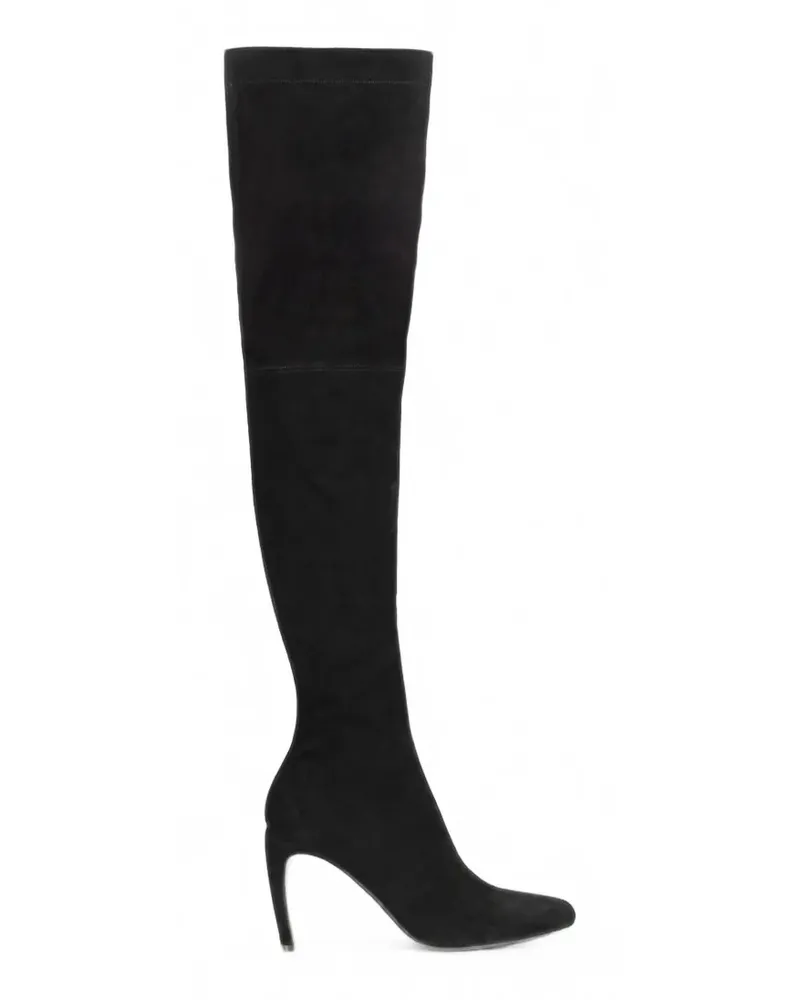 Victoria Beckham Harlow Stiefel aus Wildleder - Schwarz Schwarz