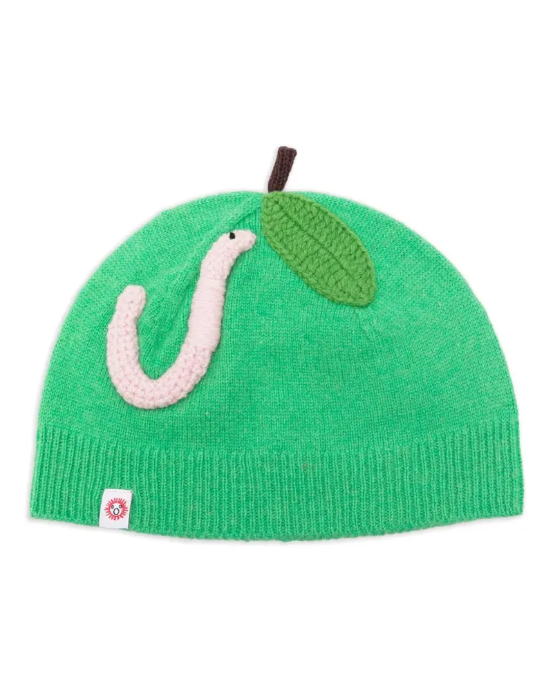 Charles Jeffrey Loverboy Beanie im Apfeldesign - Grün Grün