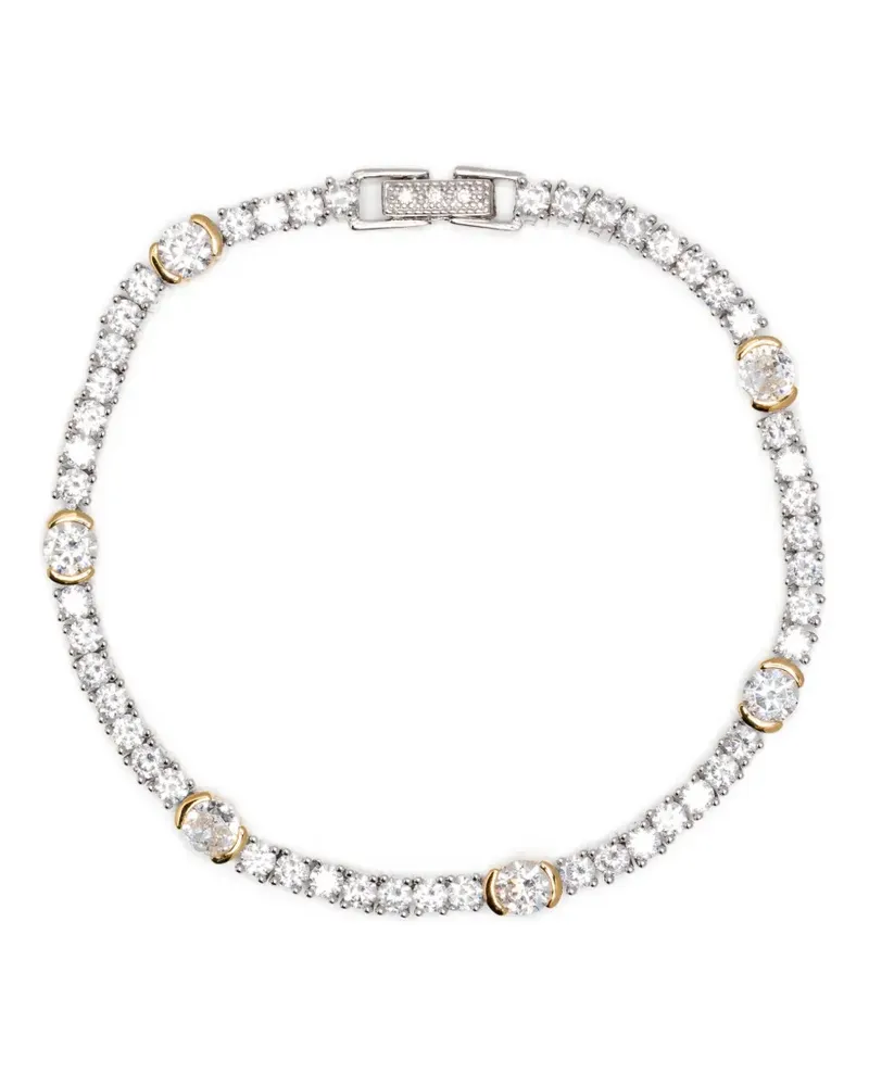 V JEWELLERY Luna Tennis Armband - Silber Silber