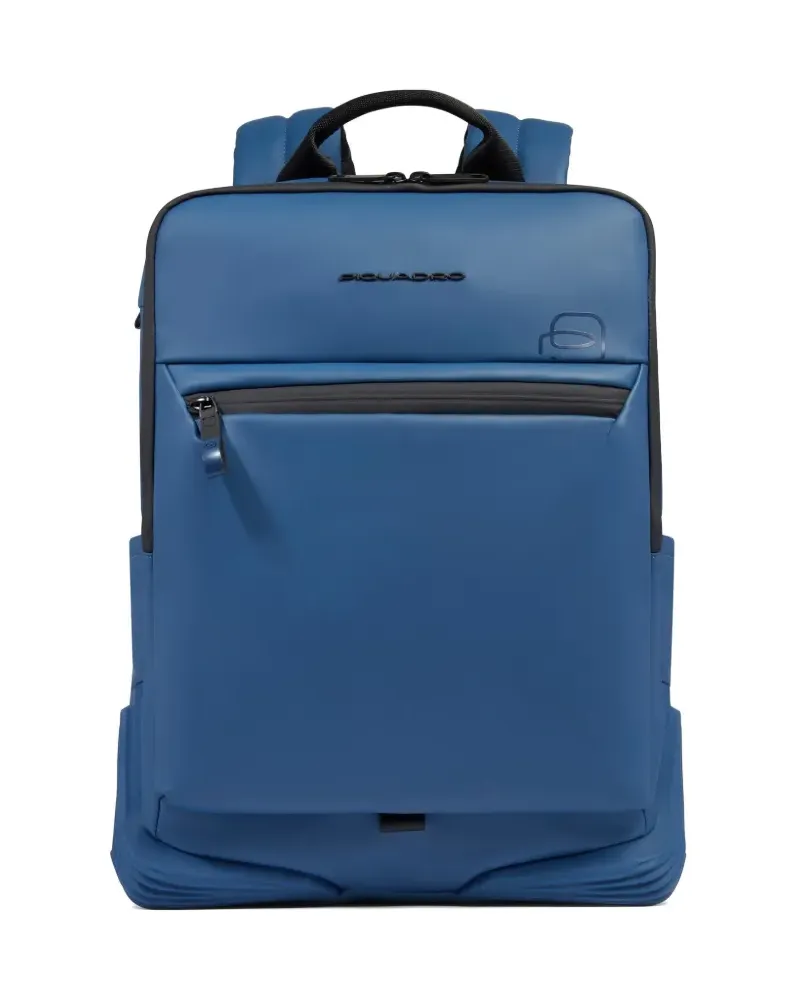 Piquadro water-resistant laptop backpack - Blau Blau