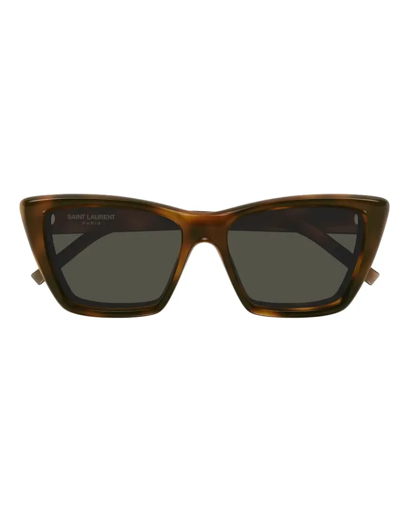 Saint Laurent SL 276 Mica Plump Cat-Eye-Sonnenbrille - Braun Braun