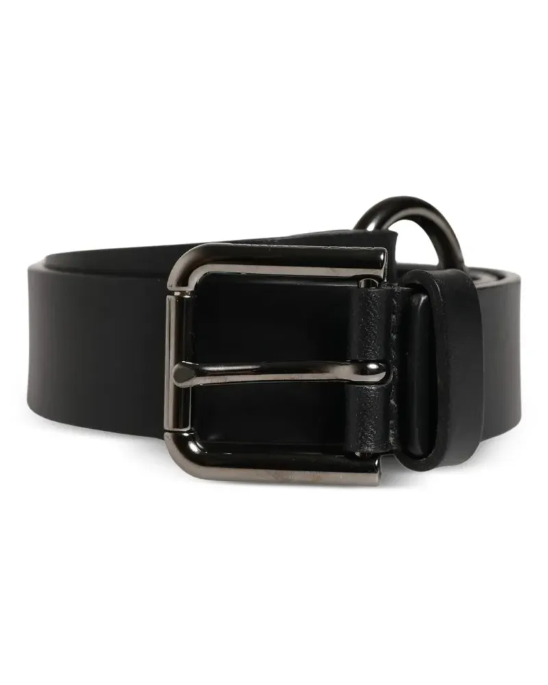 Dolce & Gabbana Schnallengürtel mit Ringdetail - Schwarz Schwarz